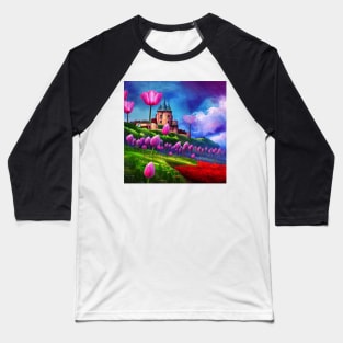 Magic Flower Baseball T-Shirt